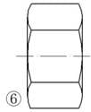 AutoCAD绘制六角螺母图文教程（螺母的画法详解）-6