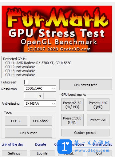 Furmark如何对GPU进行压力测试？-1