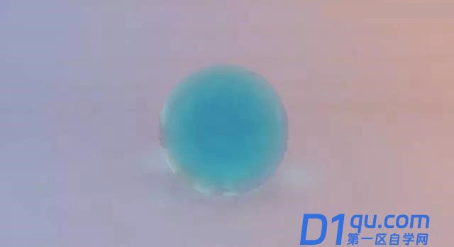 教你如何使用C4D制作透明的玻璃材质水晶球教程-8