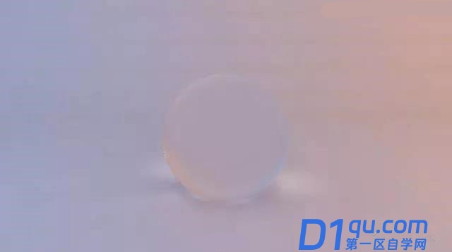 教你如何使用C4D制作透明的玻璃材质水晶球教程-5